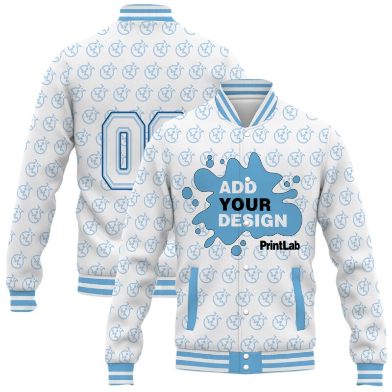 3D Button Baseball Jacket
