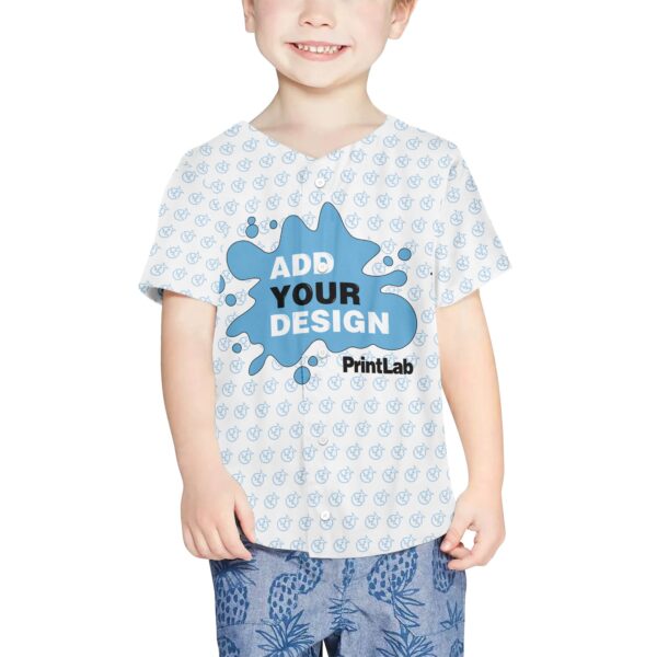 3D Children Baseball Shirt