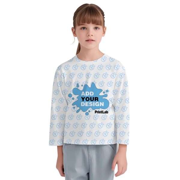 3D Children Long Sleeve T-Shirt