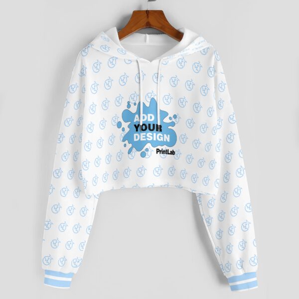 3D Crop Hoodie