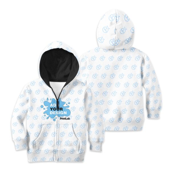 3D Children Zipper Hoodie