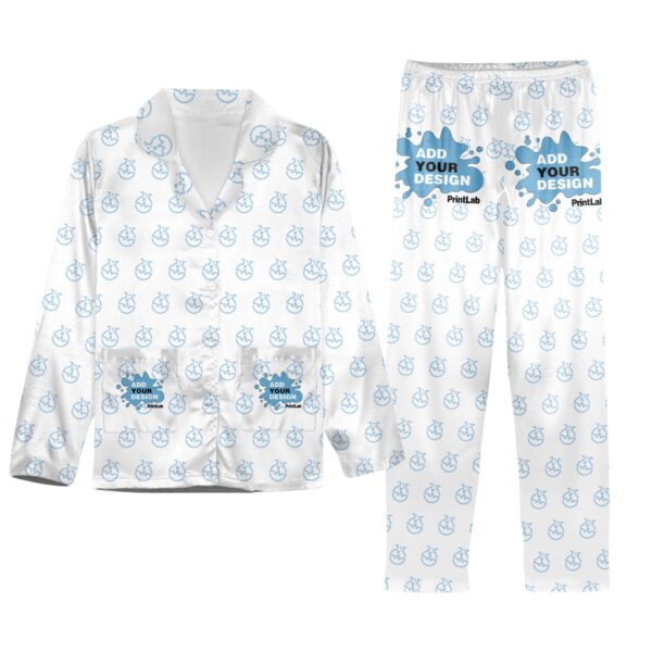 3D Children Satin Long Pajamas