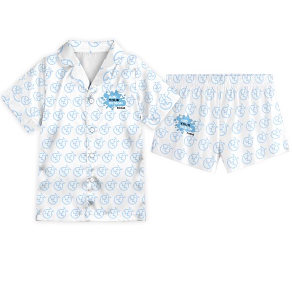 3D Children Satin Short Pajamas