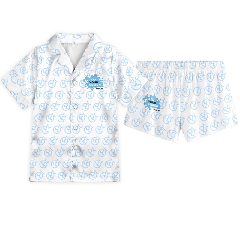 3D Children Satin Short Pajamas