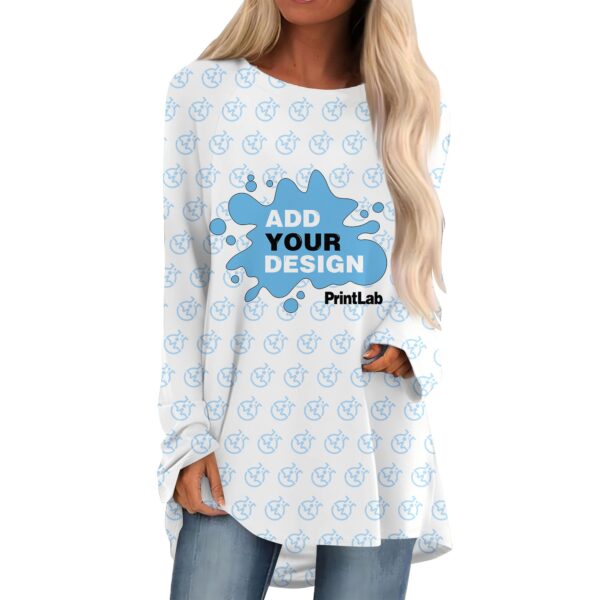 3D Raglan Sleeve Dress