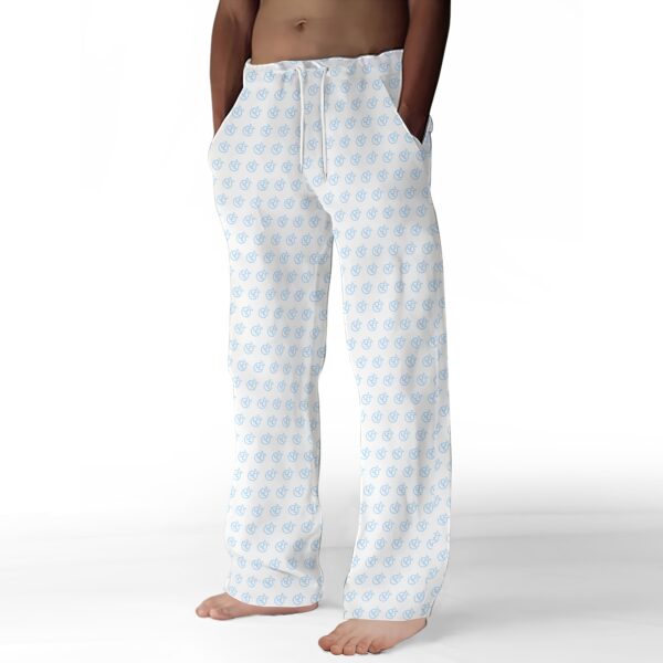 3D Straight Sweater Pants