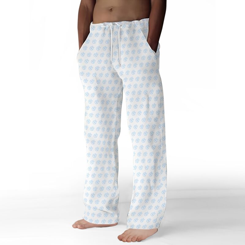 3D Straight Sweater Pants
