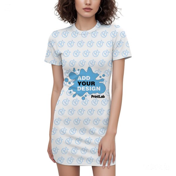 3D Slim T-Shirt Dress