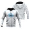 3D Zipper Hoodie
